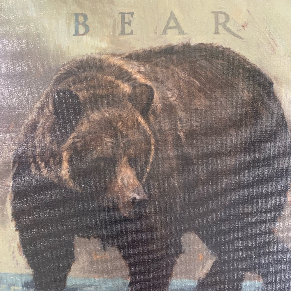 Bear wall hanging